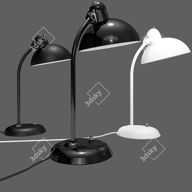 Sleek Fritz Hansen Kaiser Idell 3D model image 4