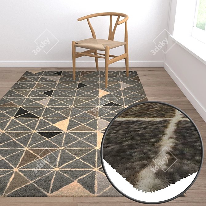 Luxury Carpets Collection | High-Quality Textures 3D model image 5
