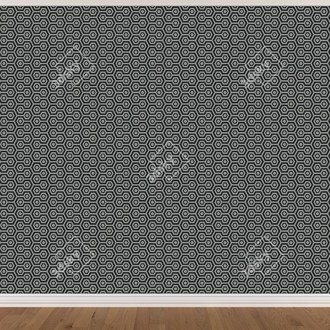 Seamless Wallpaper Set (3 Colors) 3D model image 2