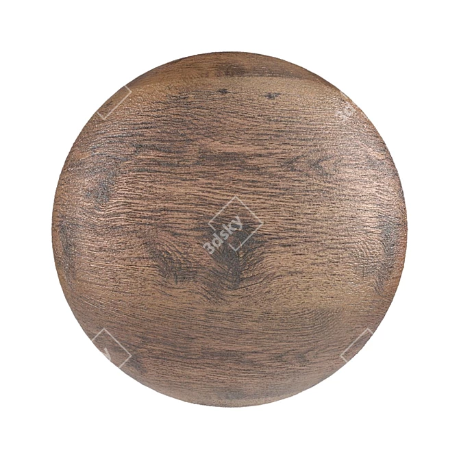 Wood Material 2 - High-Quality 3D Model 3D model image 1