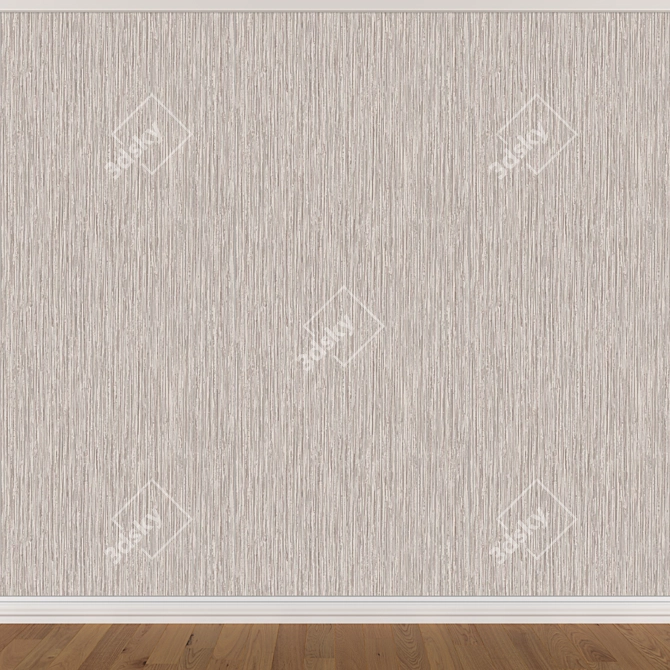 Seamless Wallpaper Set (3 Colors) 3D model image 3