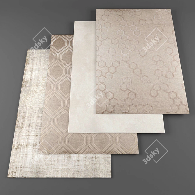 Exquisite Dimora Rug Collection 3D model image 1