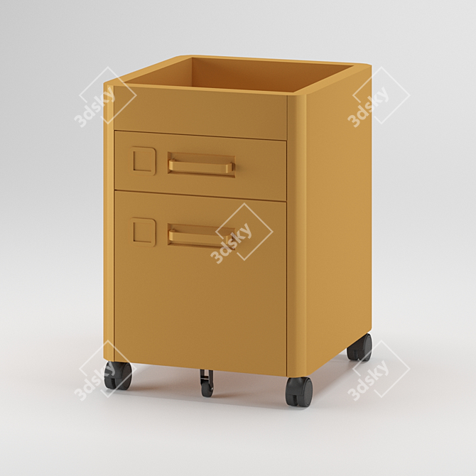 Mobile Drawer Cabinet - 42x61 cm 3D model image 1