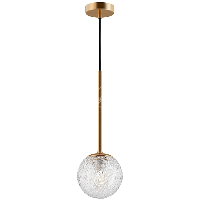 Maytoni Ligero Brass Pendant Lamp 3D model image 1