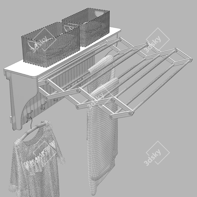 Provance Clothes Dryer 3D model image 5