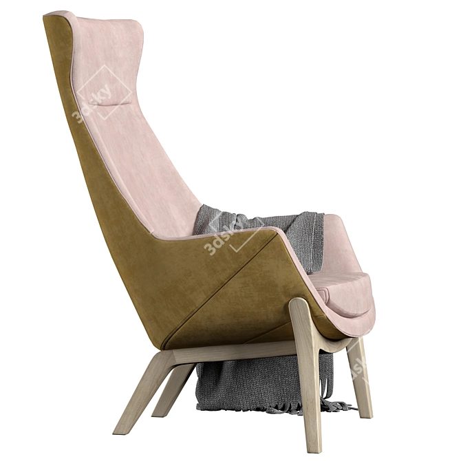 Grilli Wilde Armchair: Elevated Elegance 3D model image 2