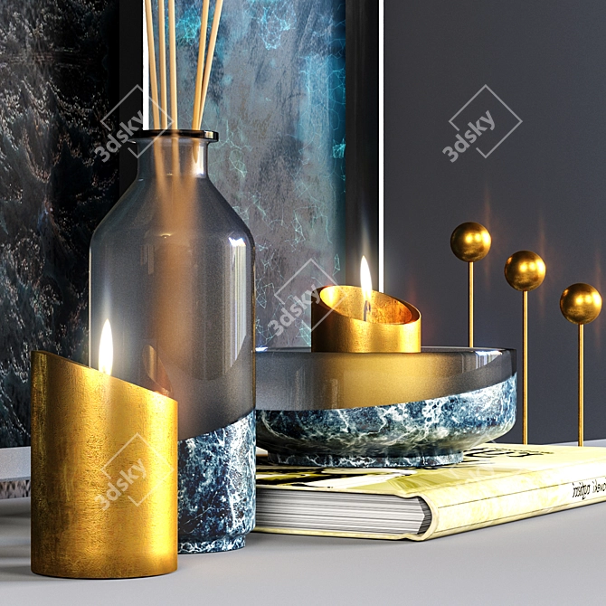 Elegant Decor Set | Vray & Corona | 3Dmax & FBX 3D model image 2
