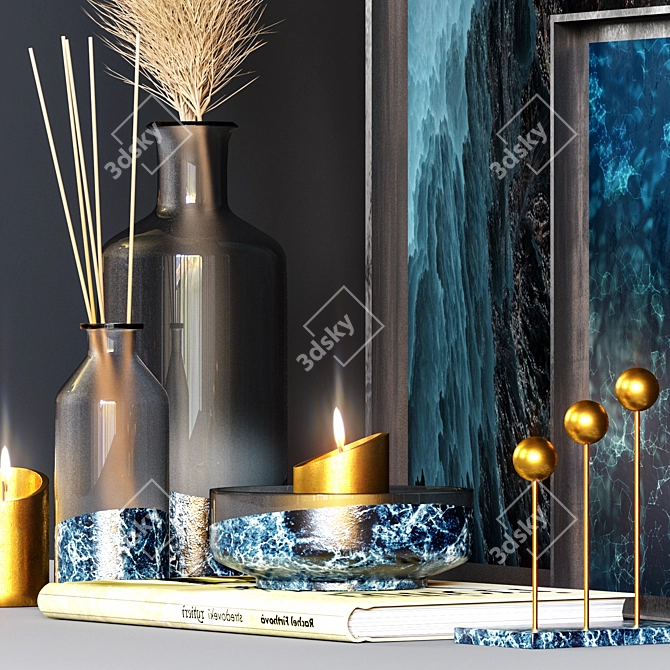 Elegant Decor Set | Vray & Corona | 3Dmax & FBX 3D model image 3