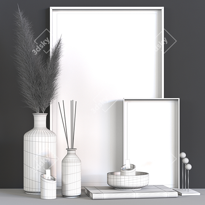 Elegant Decor Set | Vray & Corona | 3Dmax & FBX 3D model image 4