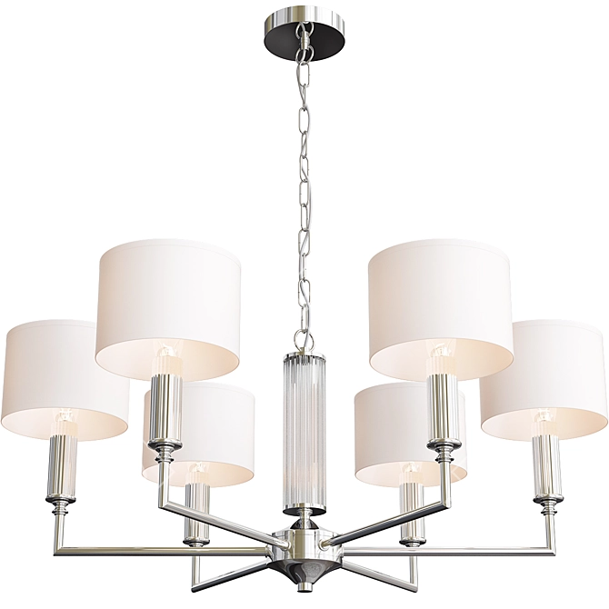 Luxurious Chandelier Collection - 7 Piece 3D model image 1