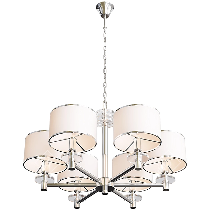 Luxurious Chandelier Collection - 7 Piece 3D model image 3