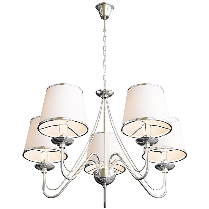 Luxurious Chandelier Collection - 7 Piece 3D model image 4
