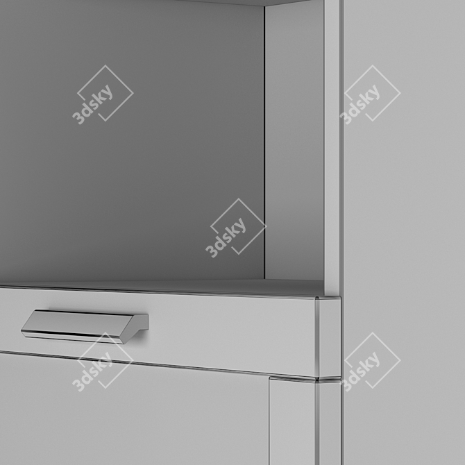 Versatile Storage Solution: IKEA Brimnes 3D model image 7