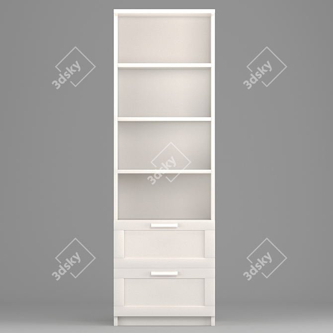 Versatile Storage Solution: IKEA Brimnes 3D model image 11