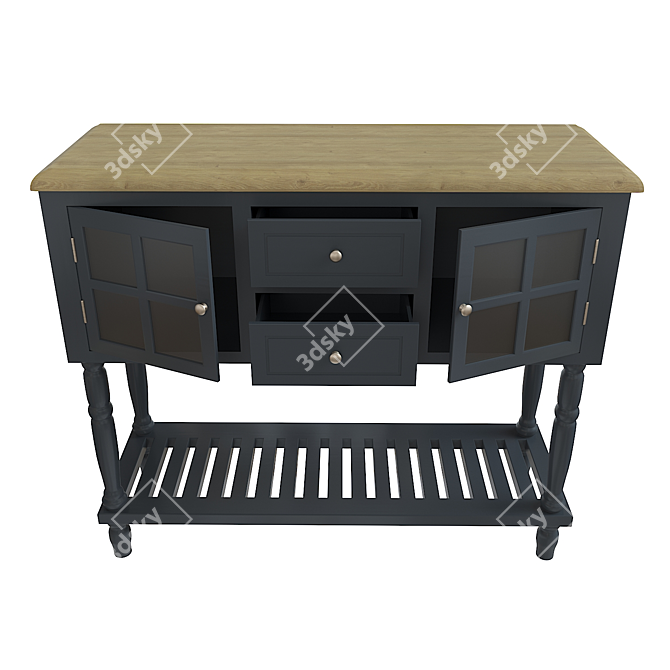 Decarlo Console Table 3D model image 3