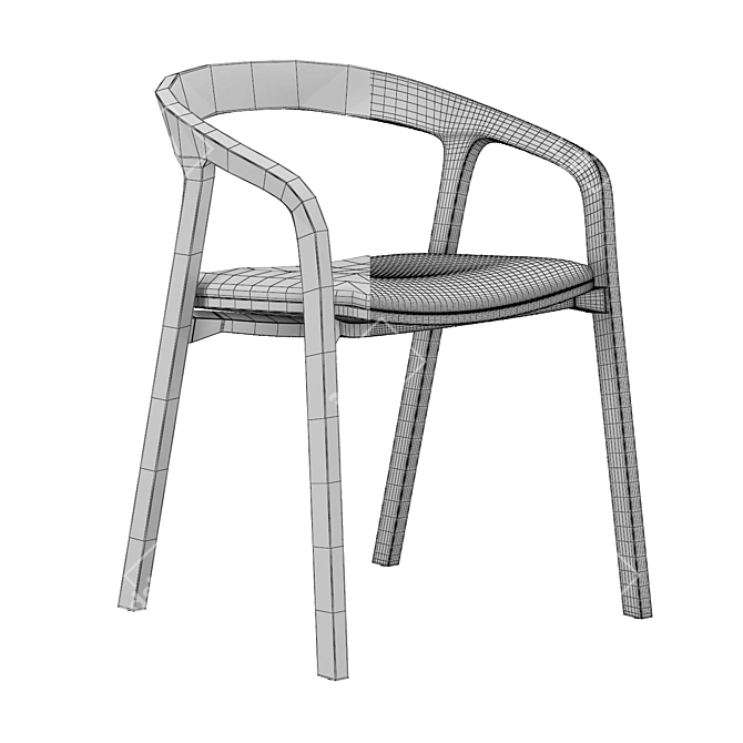 Eco-Friendly She Said Chair 3D model image 5