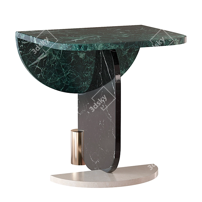 Sleek Harmony Coffee Table 3D model image 1