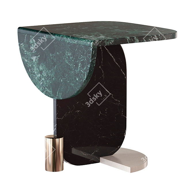 Sleek Harmony Coffee Table 3D model image 3