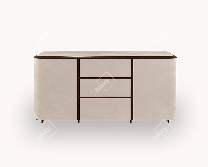 Modern Ulivi Love Sideboard 3D model image 2