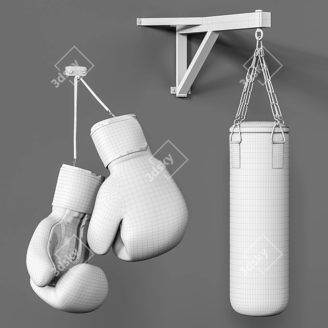 Ultimate Boxing Training Set 3D model image 5