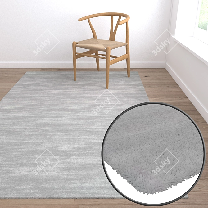 Premium Quality Carpet Set 3D model image 5