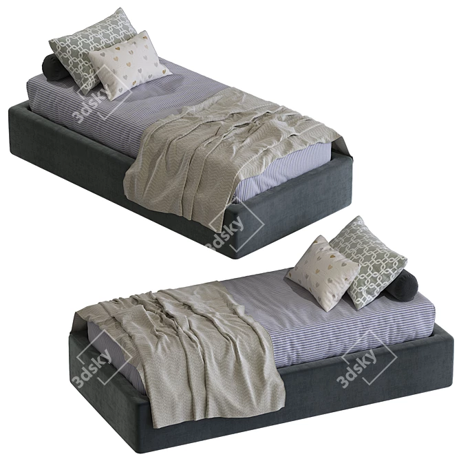 Cozy Comfort Beds: Your Dream Rest 3D model image 1