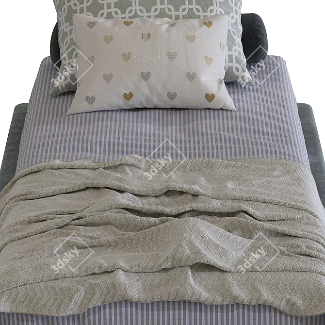 Cozy Comfort Beds: Your Dream Rest 3D model image 3