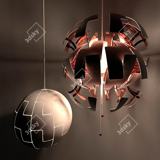 Ikea Ps 2014 Pendant Light: Modern and Versatile 3D model image 6