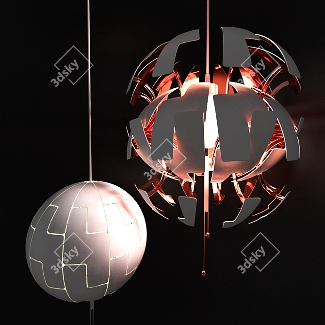 Ikea Ps 2014 Pendant Light: Modern and Versatile 3D model image 9