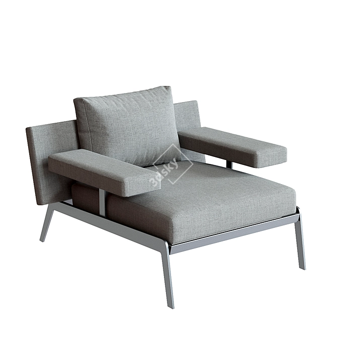 Ultimate Comfort Armchair 3D model image 2