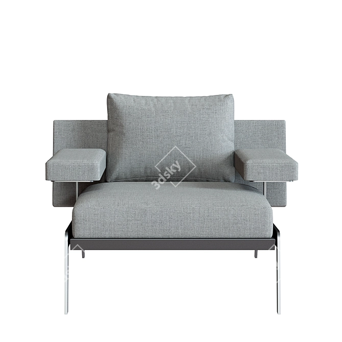 Ultimate Comfort Armchair 3D model image 3