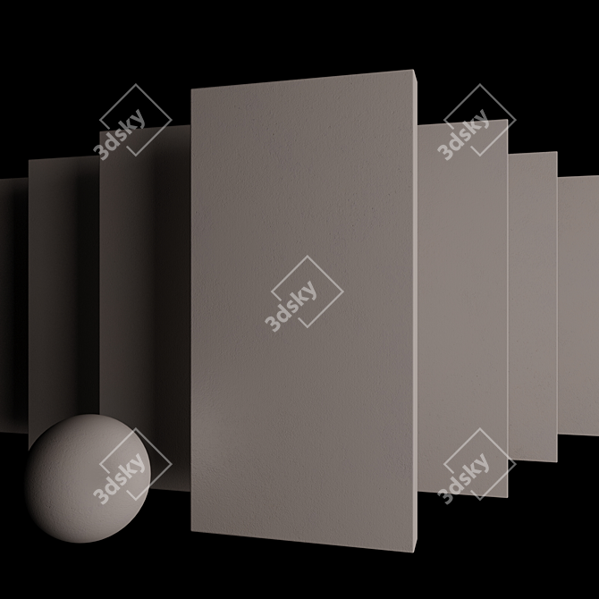 Core Beige Concrete Set 3D model image 3