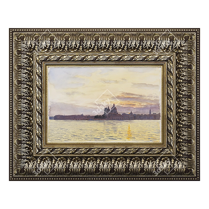 Classic Frame Artwork 3D model image 1