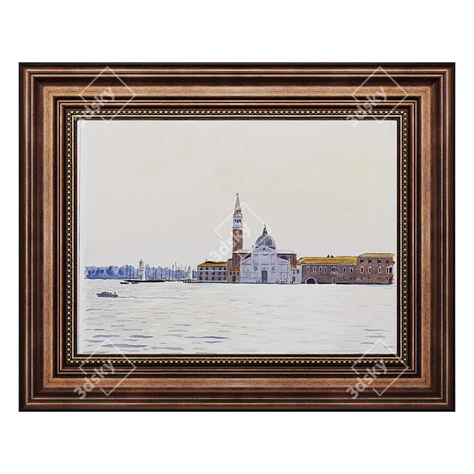 Classic Frame Artwork 3D model image 1