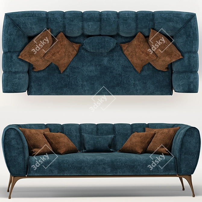 
Iseo Cantori Sofa: Elegant Comfort 3D model image 2