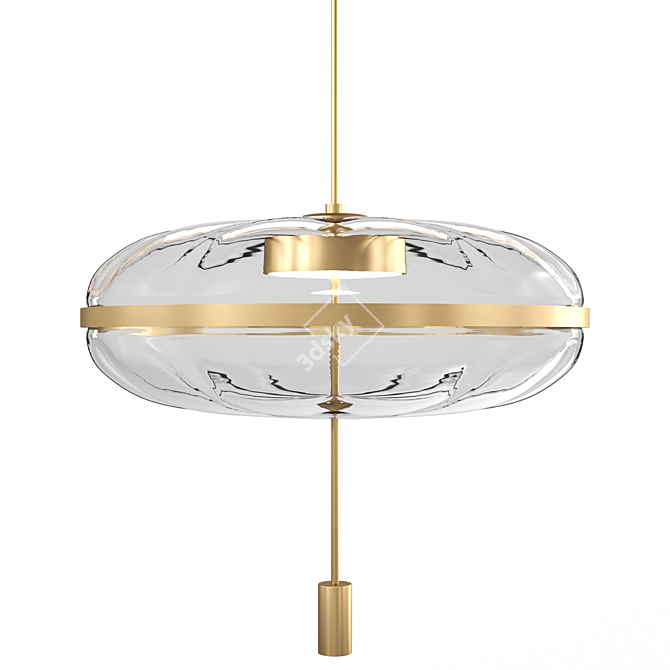 Elegant Müller Pendant Light 3D model image 1