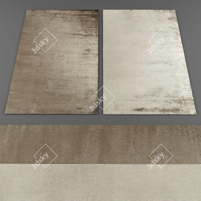 Versatile Rug Collection: 152 Designs 3D model image 1