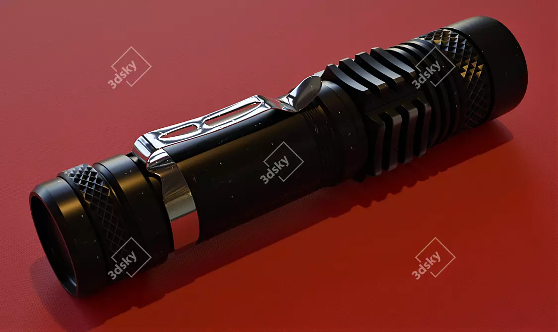 Pocket Flashlight Blender Kit 3D model image 1