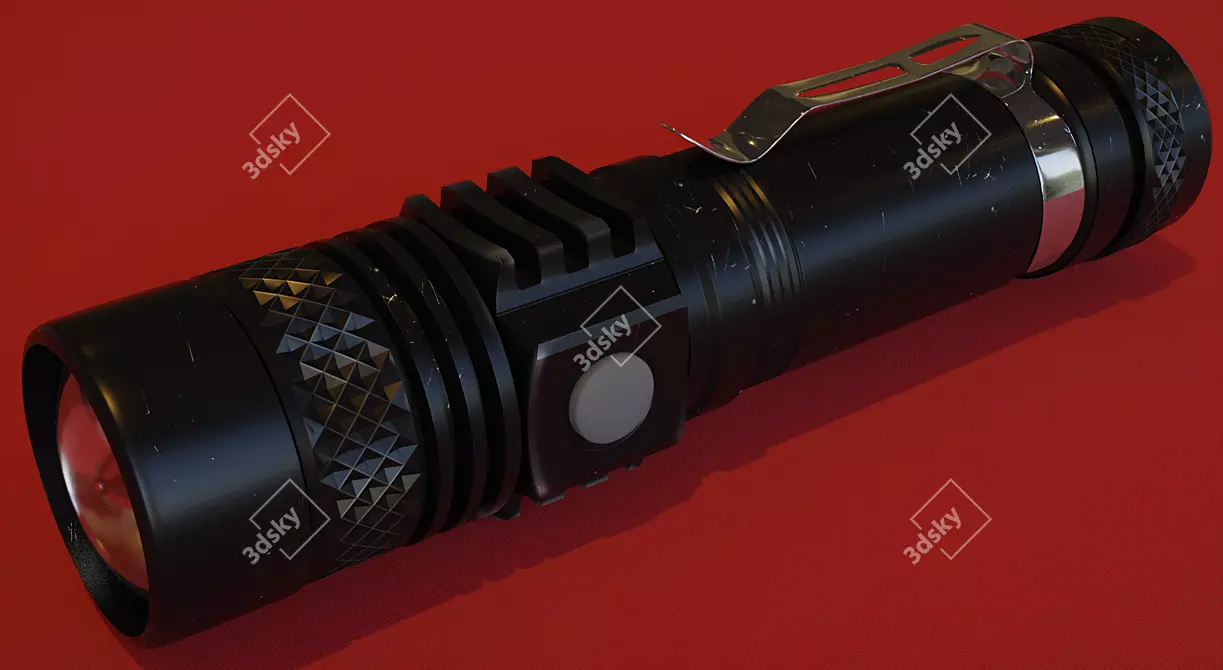 Pocket Flashlight Blender Kit 3D model image 2