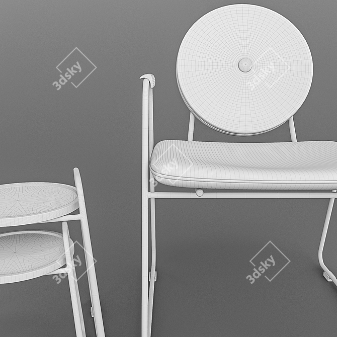 Modern 3D Chair for Vray & Corona 3D model image 3