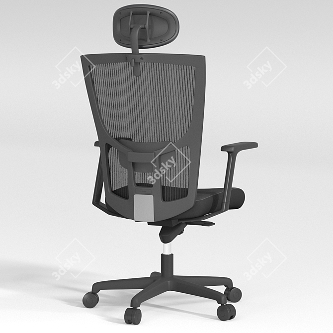 ComfortMax CH2800 Ergonomic Chair 3D model image 6