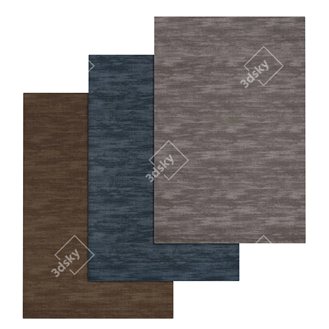 Luxury Carpet Set: High-Quality Textures & Multiple Variants 3D model image 1