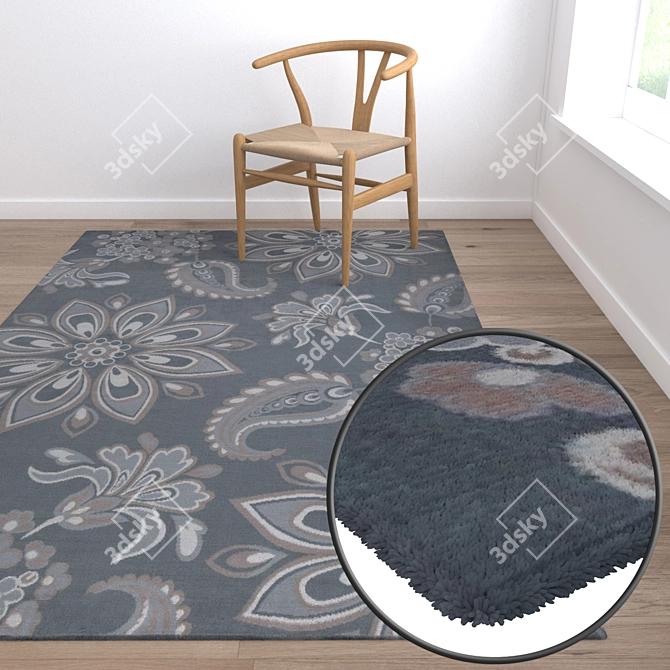 Luxury Carpet Set 3D model image 5
