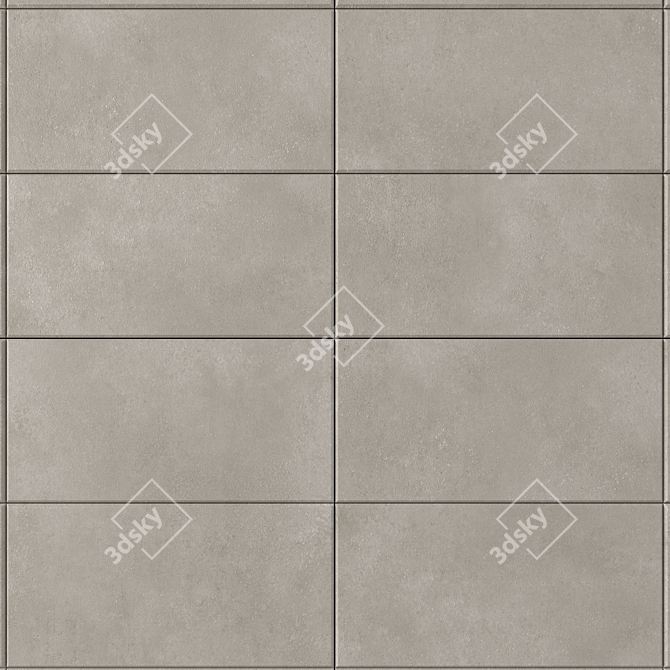 CORE FUME Concrete Tiles Set 3D model image 2