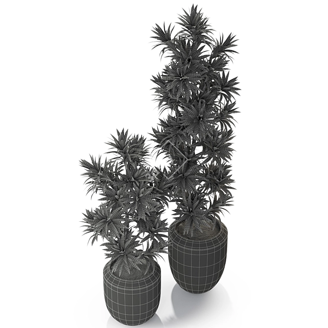 Elegant Botanical Bliss: Plants Collection 3D model image 4