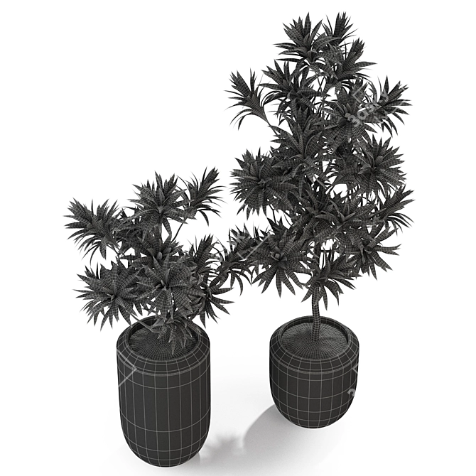 Lush Foliage Collection 304 3D model image 4