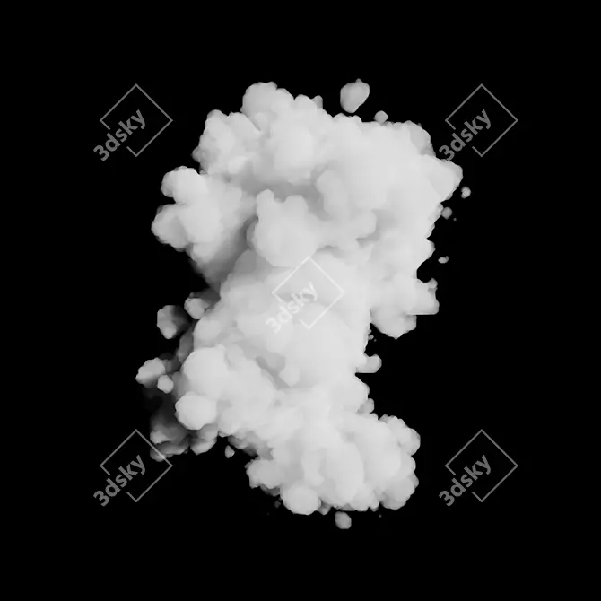 Cloud Creator: High/Low Poly Model 3D model image 1
