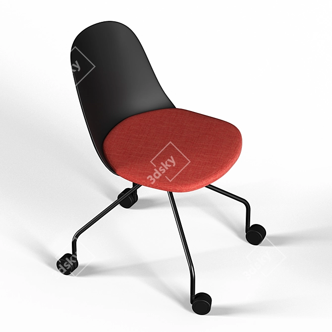 Modern Eclectic Chair: Miniforms MARIOLINA 3D model image 2