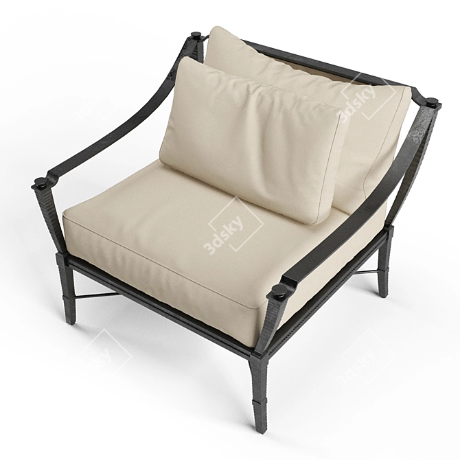 Centuryfurniture Royal Lounge Chair 3D model image 6