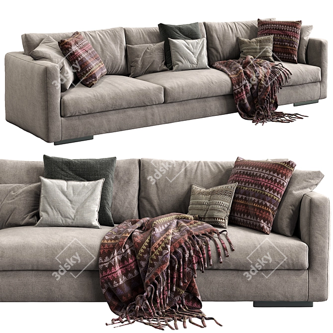 Flexform Magnum Sofa - Modern, Stylish, and Comfortable 3D model image 1